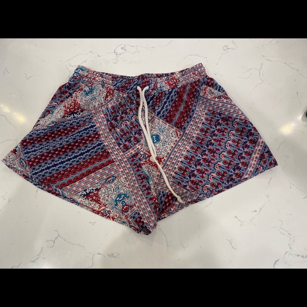Marabelle colorful flowy shorts